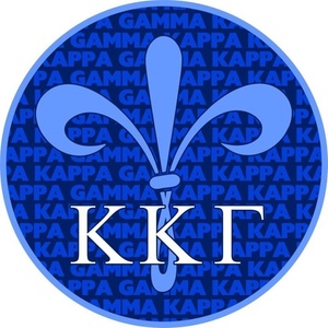 Kappa Kappa Gamma Mascot Round Decals