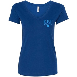 Kappa Kappa Gamma Mom Ideal V-Neck(Royal Blue)