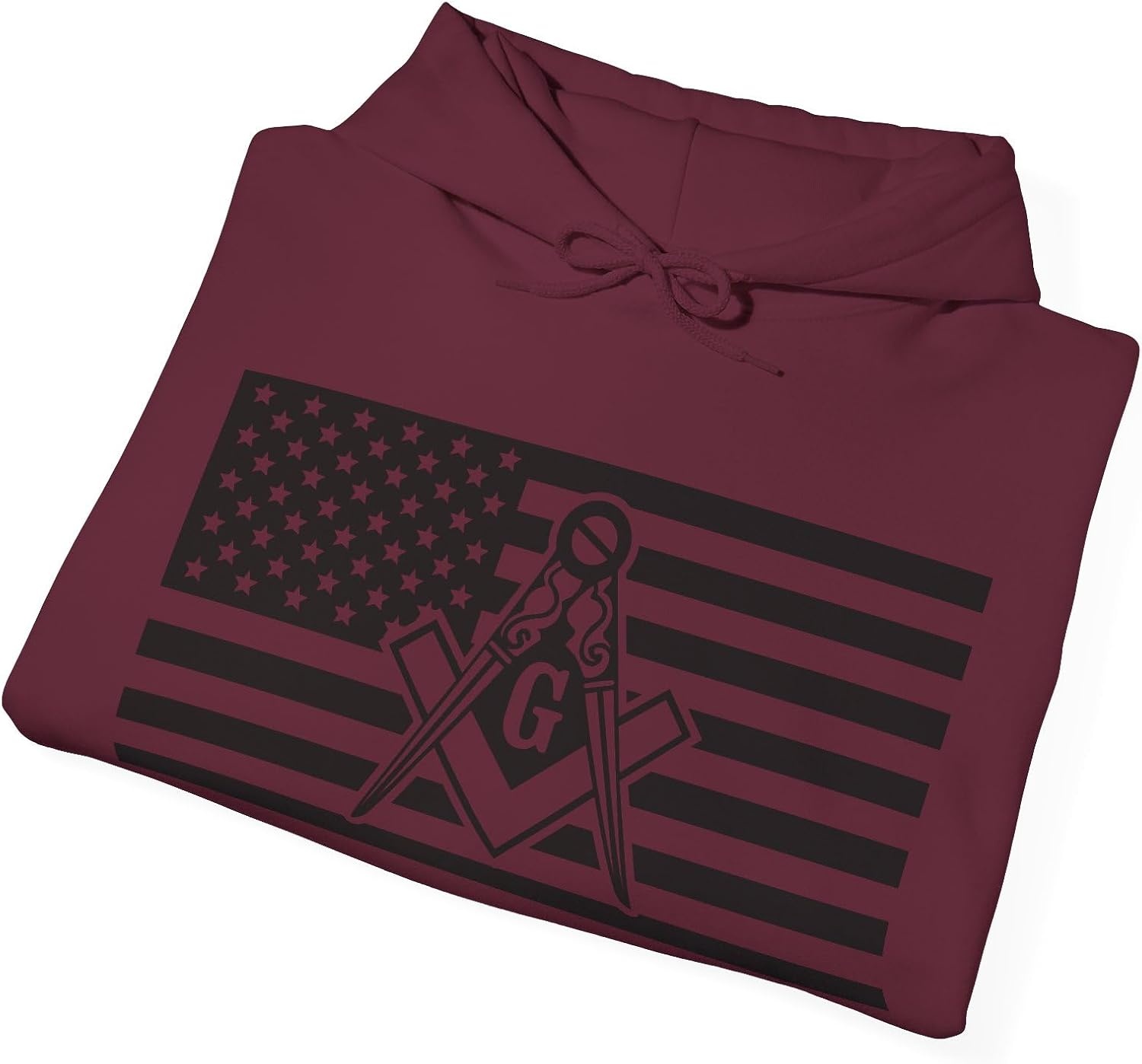 image:imageGreekgear USA Mason Hooded SweatshirtsMaroon