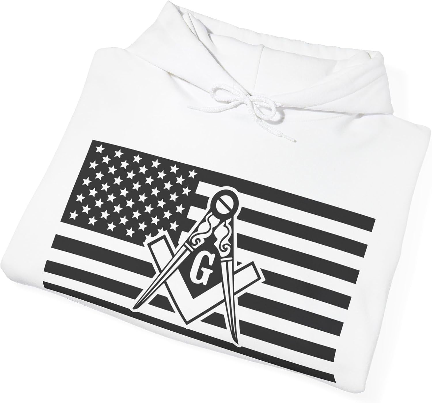 image:imageGreekgear USA Mason Hooded SweatshirtsWhite