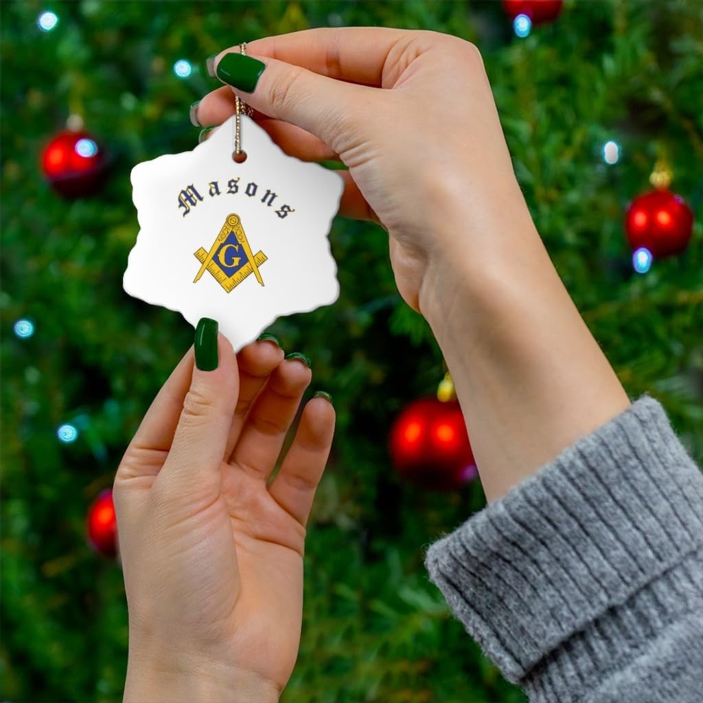 image:imageMason Ceramic Ornaments CircleSnowflake