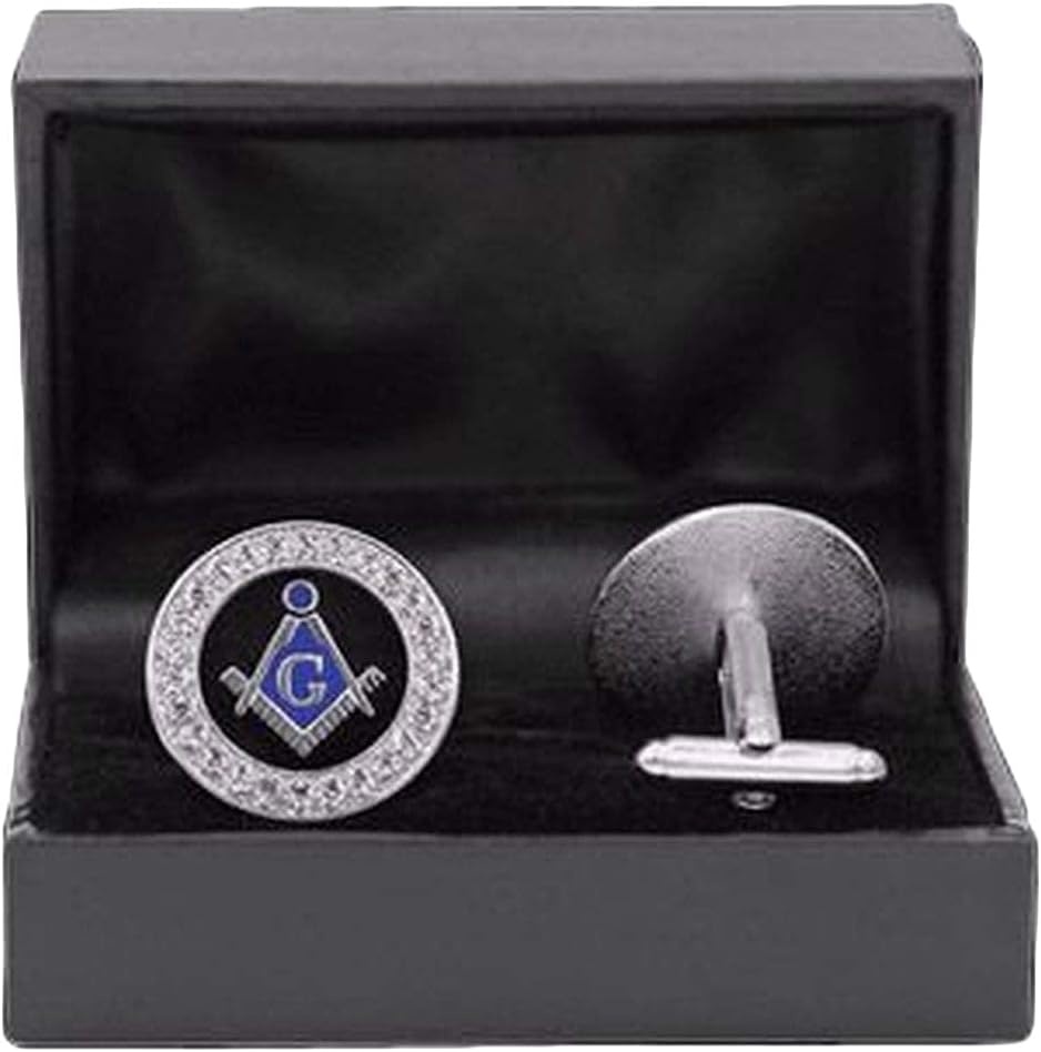 image:imageMason Cufflinks wStones In Silver