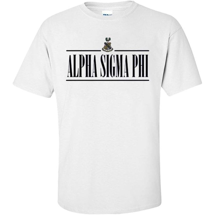 image:imageAlpha Sigma Phi 2020 Crest TeeWhite