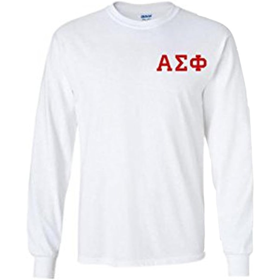 image:imageAlpha Sigma Phi Flag Long Sleeve TShirtWhite