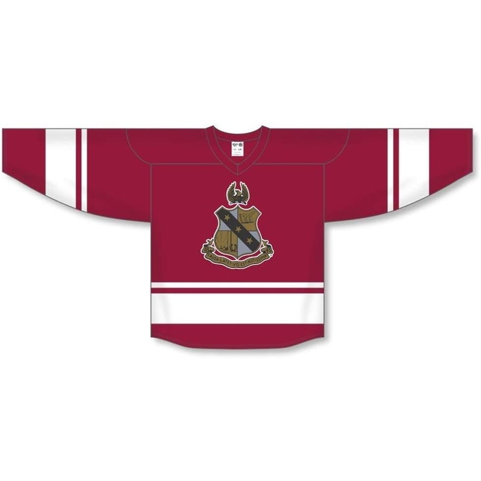 image:imageAlpha Sigma Phi League Hockey JerseyMaroonWhite