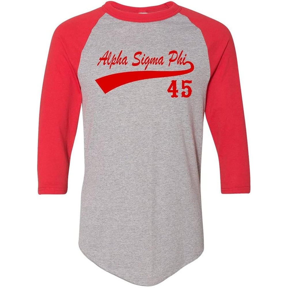image:imageAlpha Sigma Phi Tail Year RaglanGrey WRed