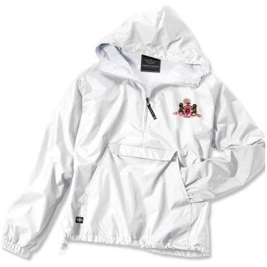 image:imageGreekgear Phi Mu AnorakWhite