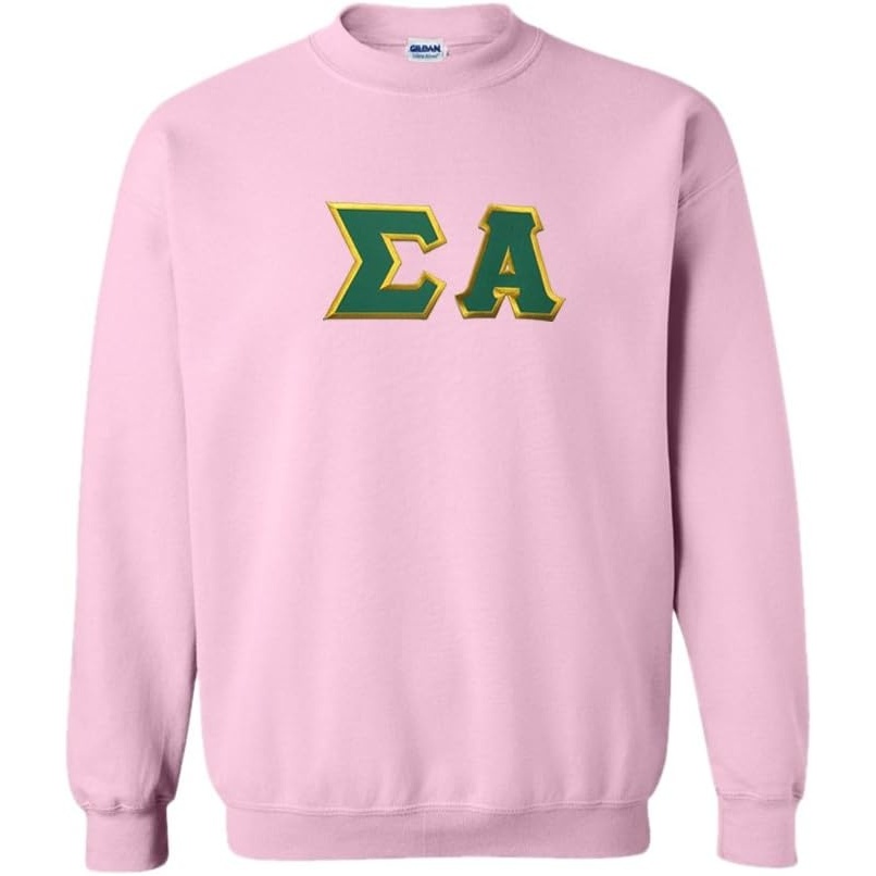 image:imageGreekgear Sigma Alpha Lettered CrewneckLight Pink