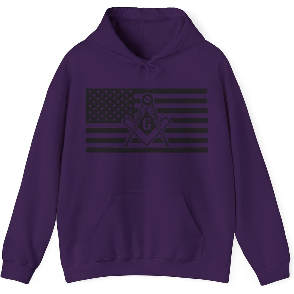 image:imageGreekgear USA Mason Hooded SweatshirtsPurple