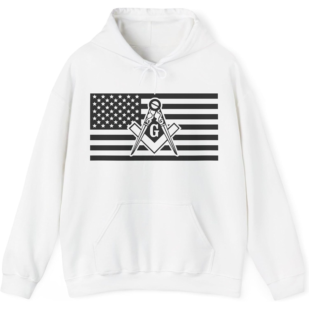 image:imageGreekgear USA Mason Hooded SweatshirtsWhite