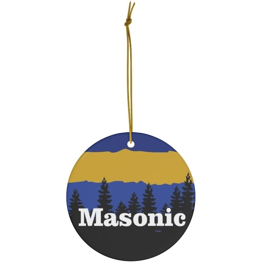 image:imageMason Christmas Mountains Ornament