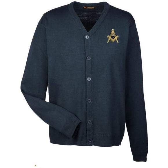 image:imageMasonFreemason Letterman Cardigan SweaterNavy Blue