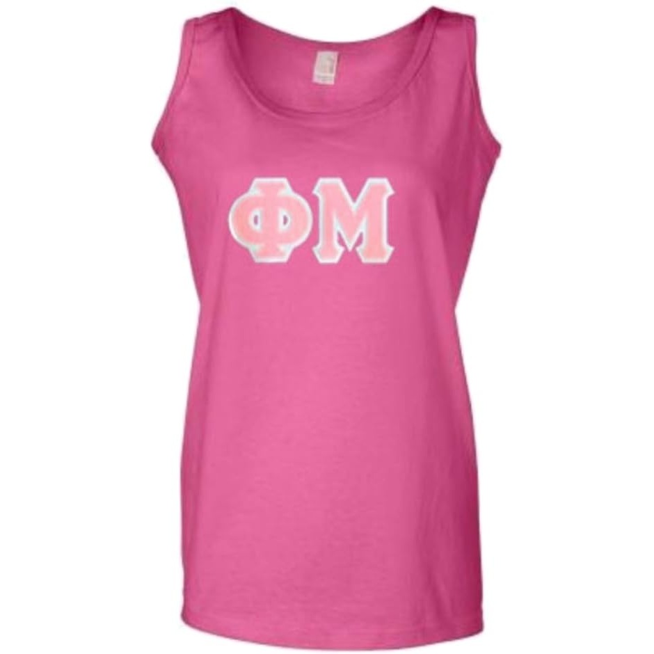 image:imagePhi Mu Lettered Ladies Tank TopPink