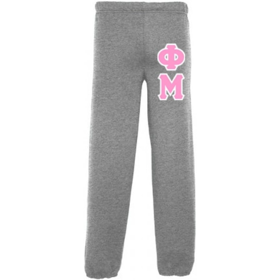 image:imagePhi Mu Lettered SweatpantsSports Grey