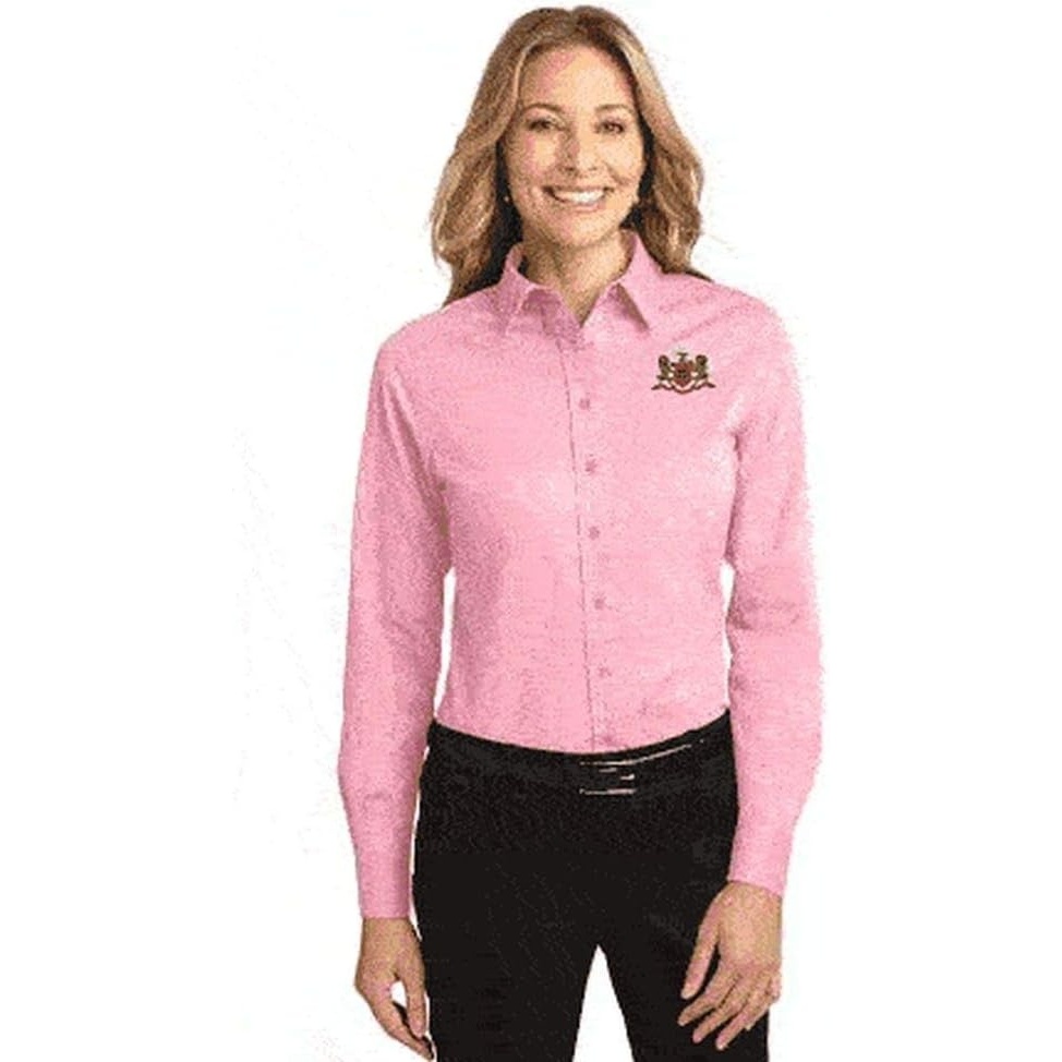 image:imagePhi Mu Long Sleeve OxfordLight Pink