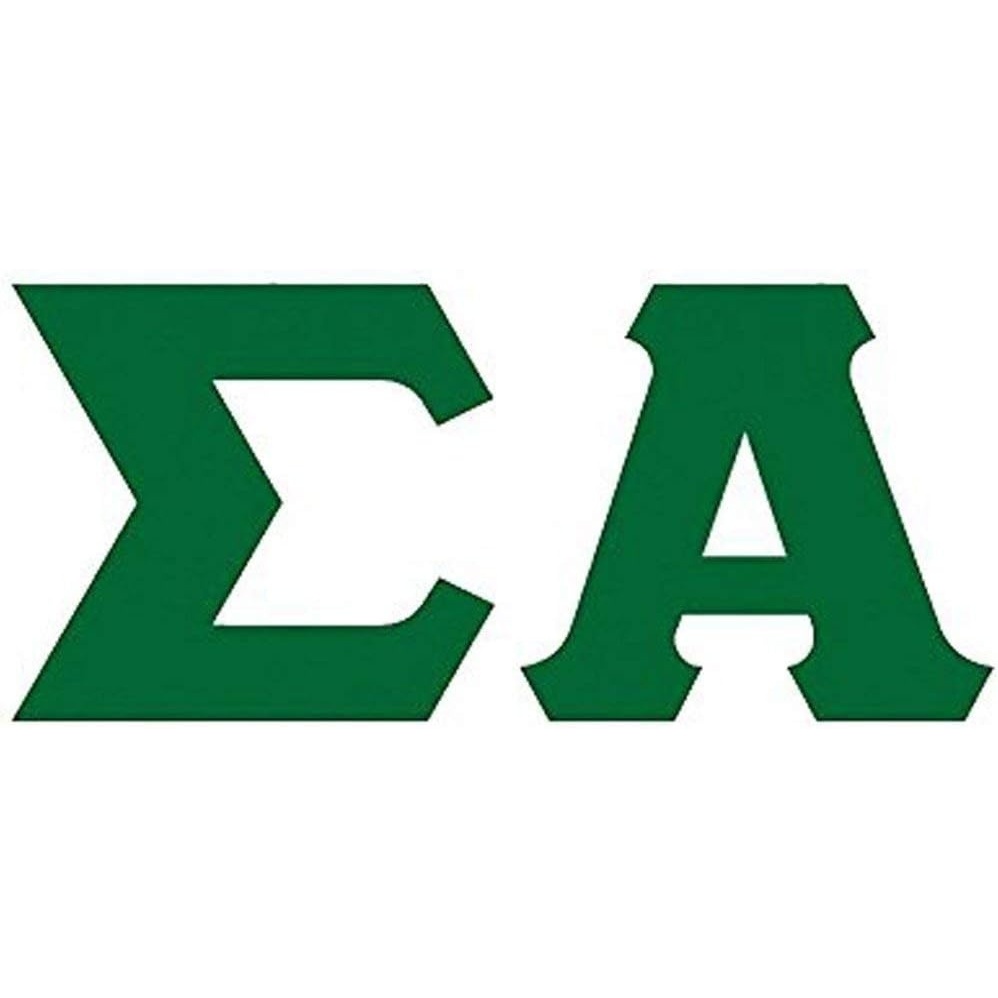 image:imageSigma Alpha Big Greek Letter Window Sticker Decal 4 Inches Kelly GreenKelly Green