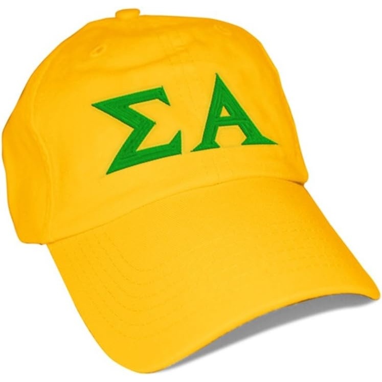 image:imageSigma Alpha Greek Letter HatGold