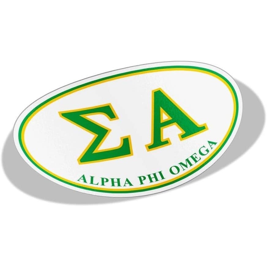 image:imageSigma Alpha Greek Letter Oval Decal