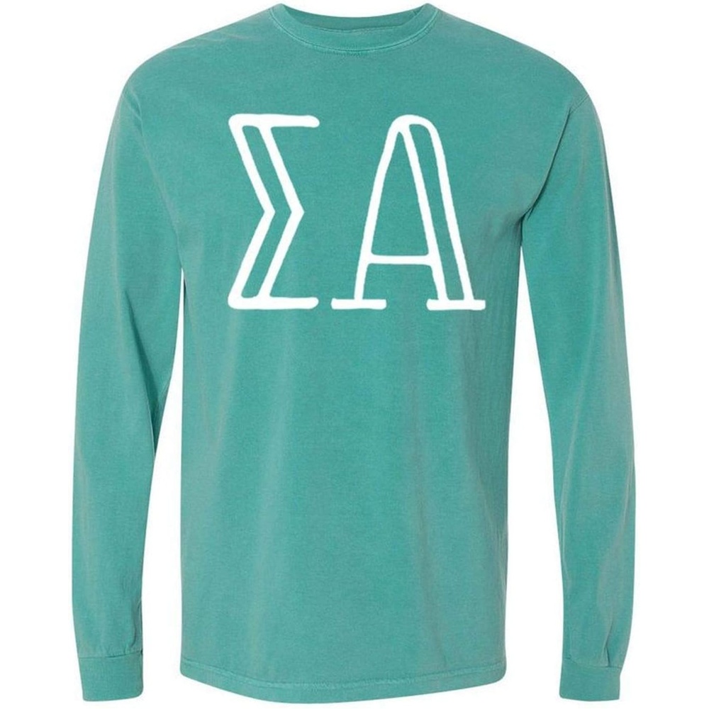 image:imageSigma Alpha Greek Long Sleeve TShirtLagoon