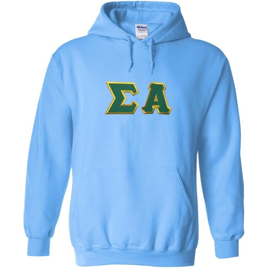 image:imageSigma Alpha Lettered Hooded SweatshirtLight Blue