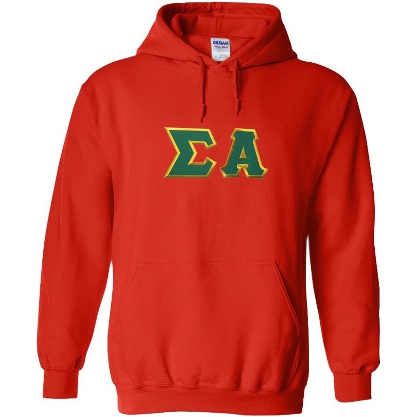 image:imageSigma Alpha Lettered Hooded SweatshirtOrange