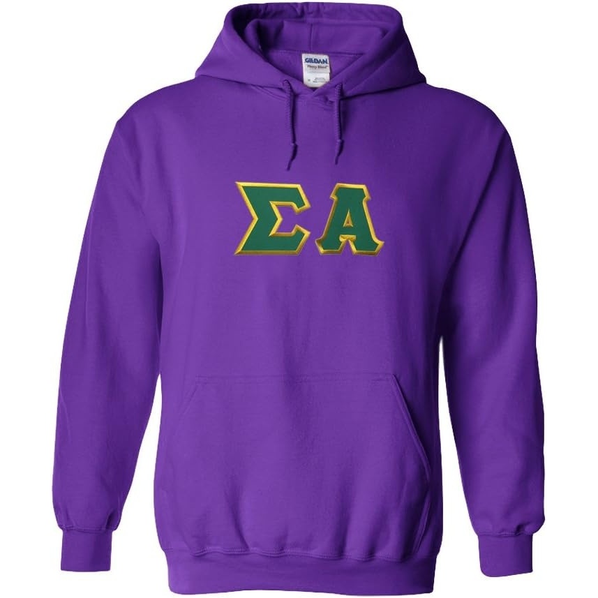 image:imageSigma Alpha Lettered Hooded SweatshirtPurple
