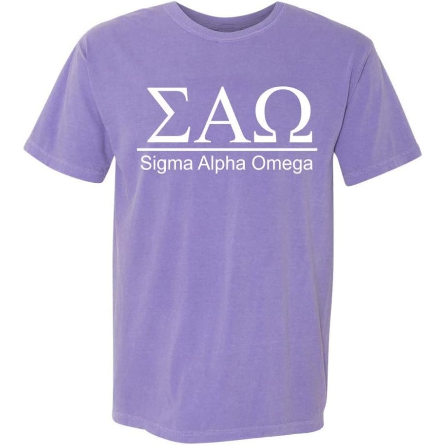 image:imageSigma Alpha Omega Heavyweight TShirtLilac