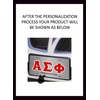 Alpha Sigma Phi Lettered License Cover