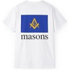 Greekgear Mason Flag T-Shirt(White)