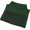 Greekgear USA Mason Hooded Sweatshirts(Forest Green)