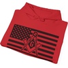 Greekgear USA Mason Hooded Sweatshirts(Red)