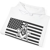 Greekgear USA Mason Hooded Sweatshirts(White)