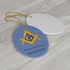 Mason Holiday Crest Oval Ornaments