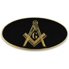 Mason/Freemason Oval Car Badges