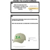 Personalized Sigma Alpha Greek Line Hat(Tan)