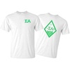 Sigma Alpha World Famous Crest Tee(White)