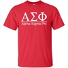 Alpha Sigma Phi Bar Tee(Red)