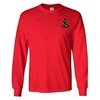 Alpha Sigma Phi Fraternity Crest Longsleeve Tee(Red)