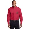 Alpha Sigma Phi Long Sleeve Oxford(Red/Light Stone)