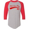 Alpha Sigma Phi Tail Year Raglan(Grey W/Red)