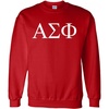 Alpha Sigma Phi World Famous Greek Crewneck(Red)