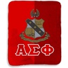 Greekgear Alpha Sigma Phi Two Tone Sherpa Lap Blanket
