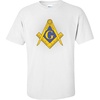 Greekgear Mason/Freemason Logo T-Shirt(Light Grey)