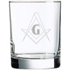 Greekgear Masonic Old Style Glass Transparent