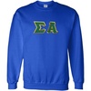 Greekgear Sigma Alpha Lettered Crewneck(Royal Blue)