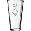 Greekgear Sigma Alpha Mixing Glass Transparent