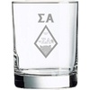 Greekgear Sigma Alpha Old Style Glass Transparent