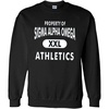 Greekgear Sigma Alpha Omega Athletics Crewneck Sweatshirt(Royal Blue)