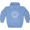 Greekgear Sigma Alpha Omega Unisex College Seal Hoodie(Carolina Blue)