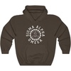 Greekgear Sigma Alpha Omega Unisex College Seal Hoodie(Dark Chocolate)